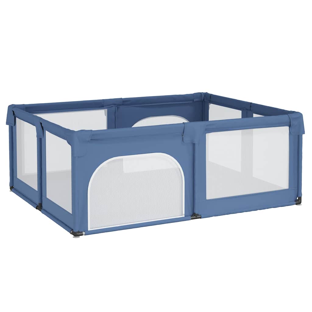 VidaXL Boîte pour bébé avec 2 portes en tissu Oxford bleu clair