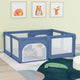 VidaXL Boîte pour bébé avec 2 portes en tissu Oxford bleu clair