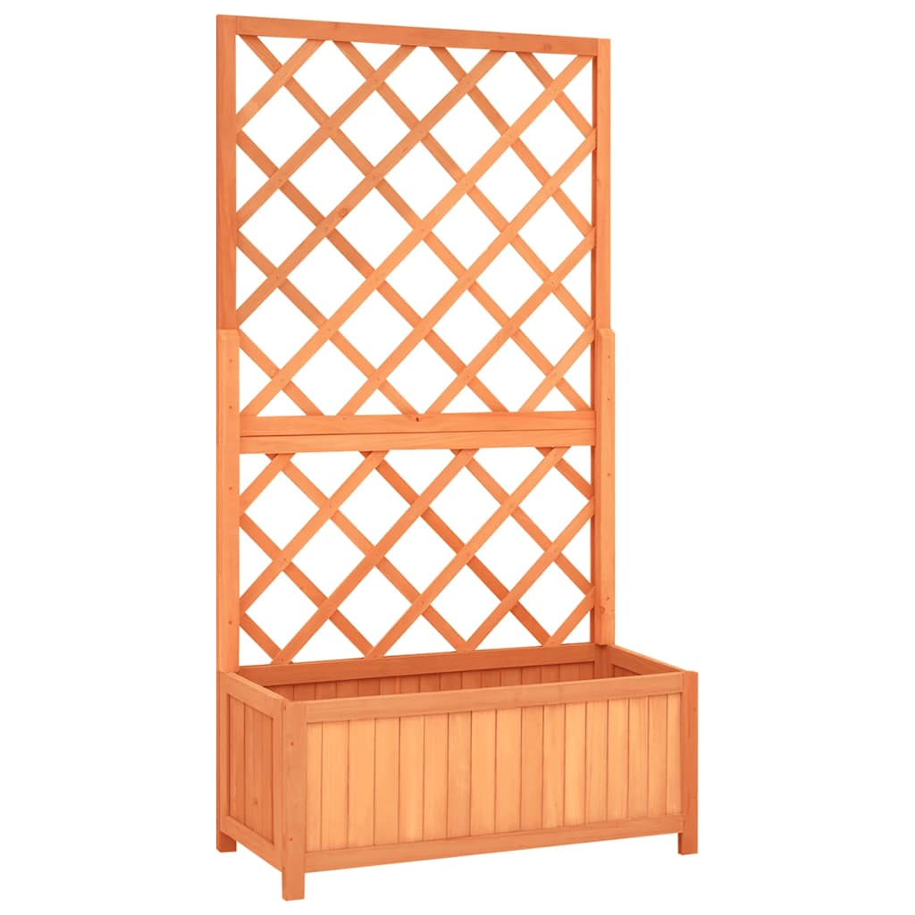Vidaxl latwerkplantenbak 70x30x135 cm