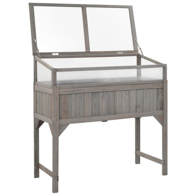 Vidaxl Planter élevé avec du bois solide 110x54x120 cm