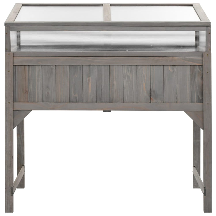 Vidaxl Planter élevé avec du bois solide 110x54x120 cm