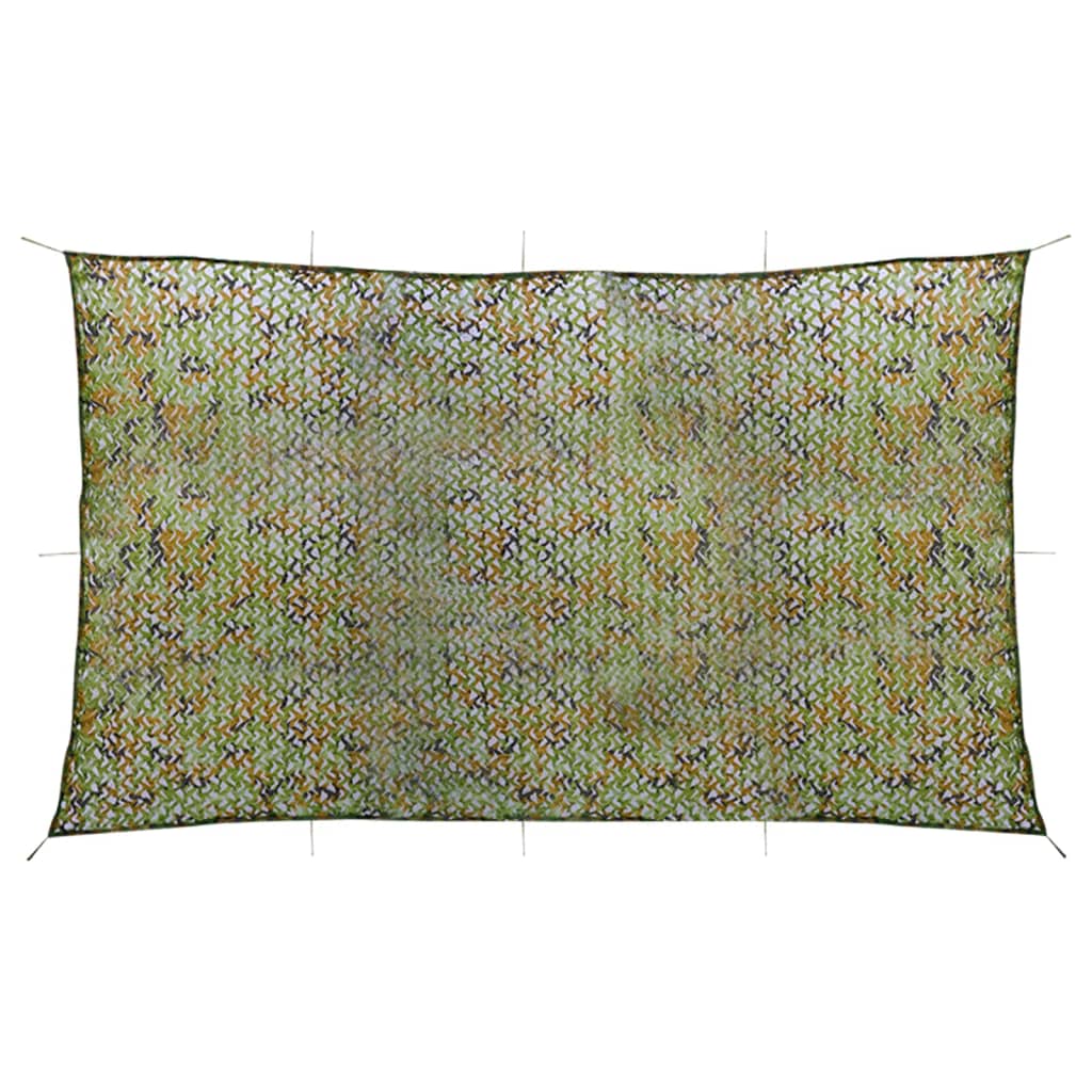 Vidaxl camoufagenet avec sac de rangement 2x5 m vert