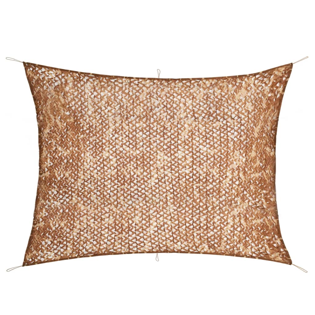Vidaxl camoufagenet avec sac de rangement 2x4 m beige