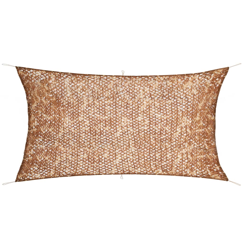 Vidaxl camoufagenet avec sac de rangement 4x5 m beige