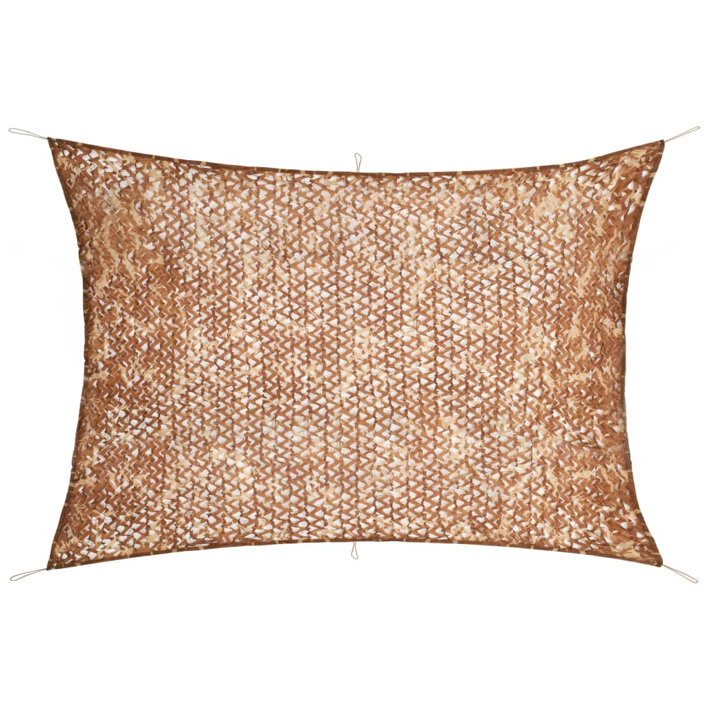 Vidaxl camoufagenet avec sac de rangement 5x8 m beige