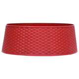 Vidaxl Jupe d'arbre de Noël Ø65x19,5 cm rouge - afbeelding 2