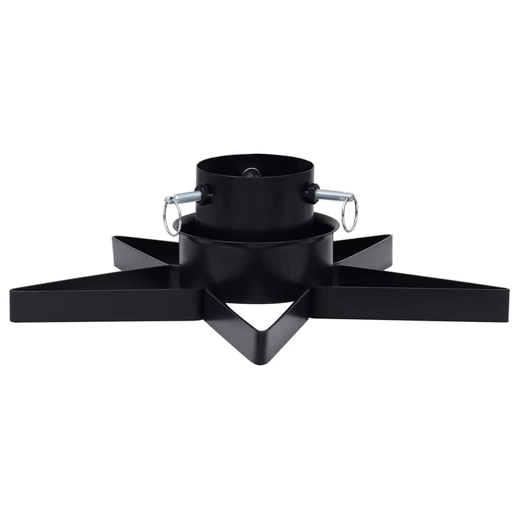 Support d'arbre de Noël Vidaxl 47x47x13,5 cm noir