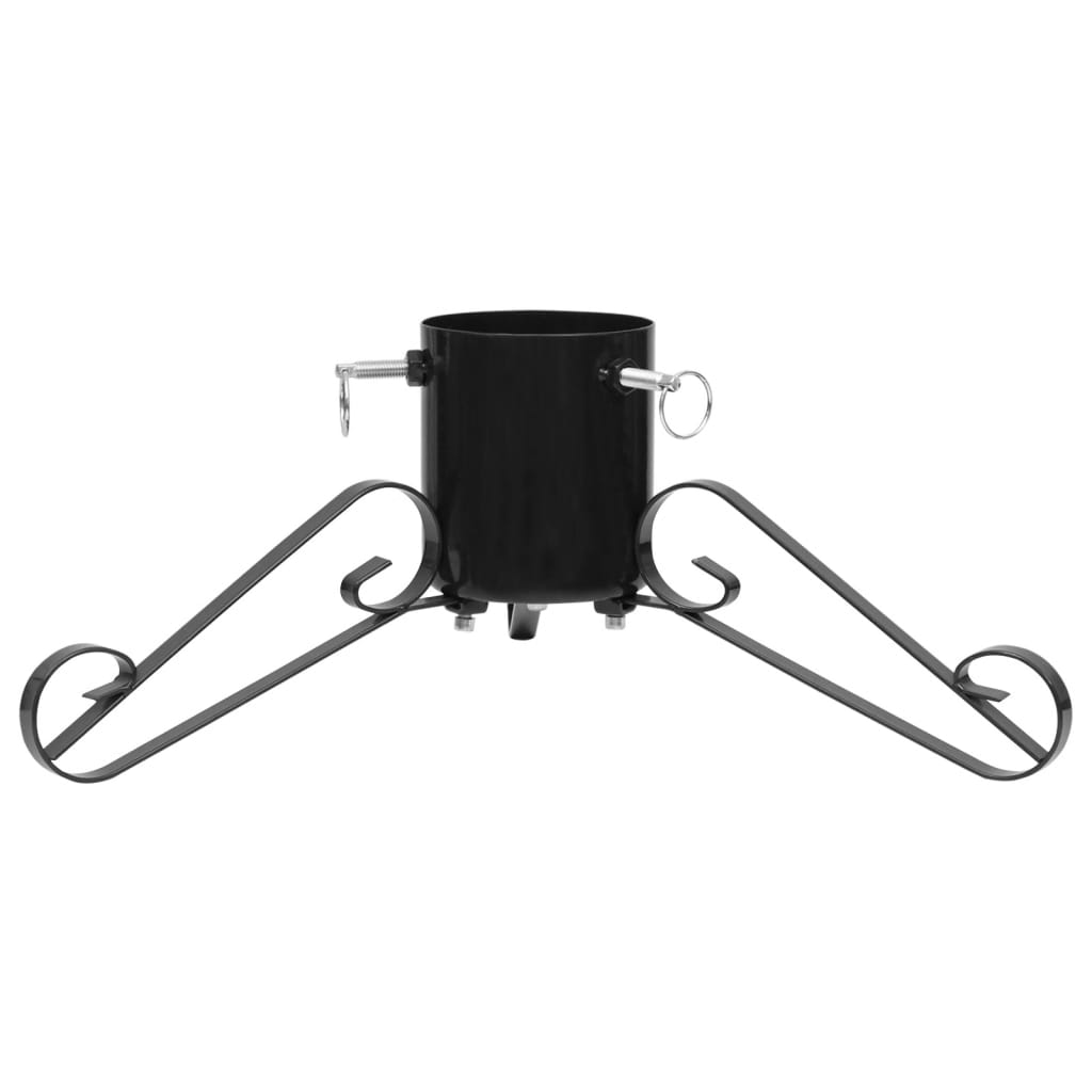 Support d'arbre de Noël vidaxl 58x58x21 cm noir