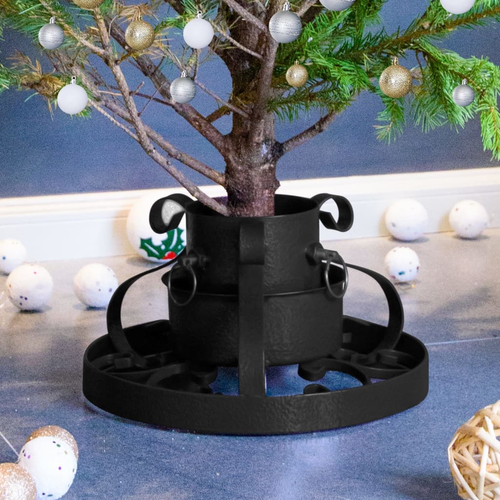 Le arbre de Noël Vidaxl est 29x29x15,5 cm noir