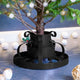 Le arbre de Noël Vidaxl est 29x29x15,5 cm noir