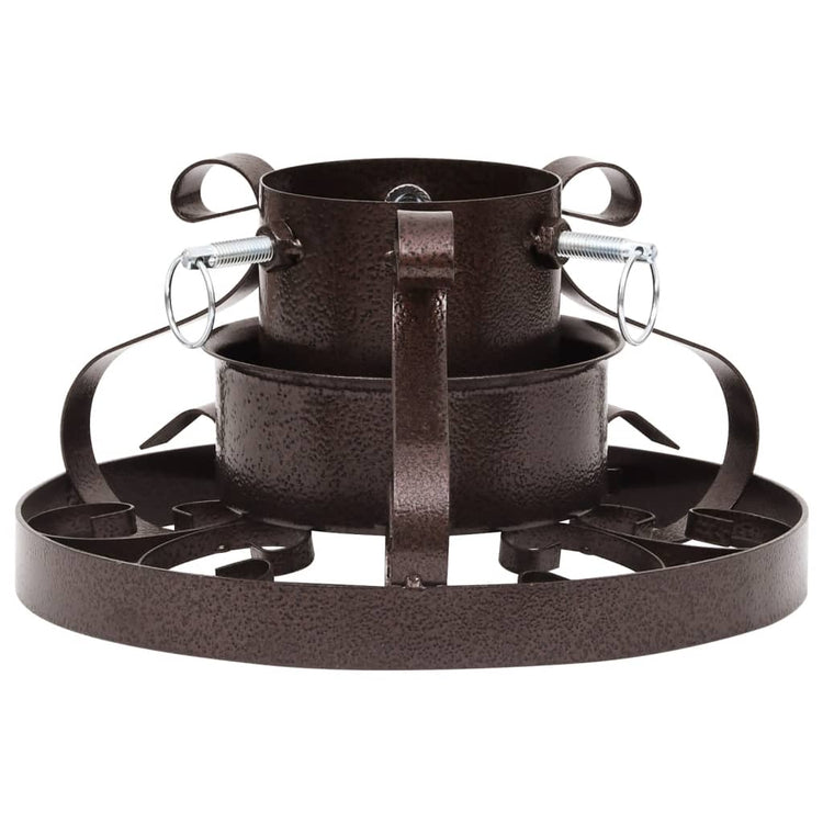 Vidaxl Christmas Tree Stand dans un style antique 29x29x15,5 cm coloré en cuivre