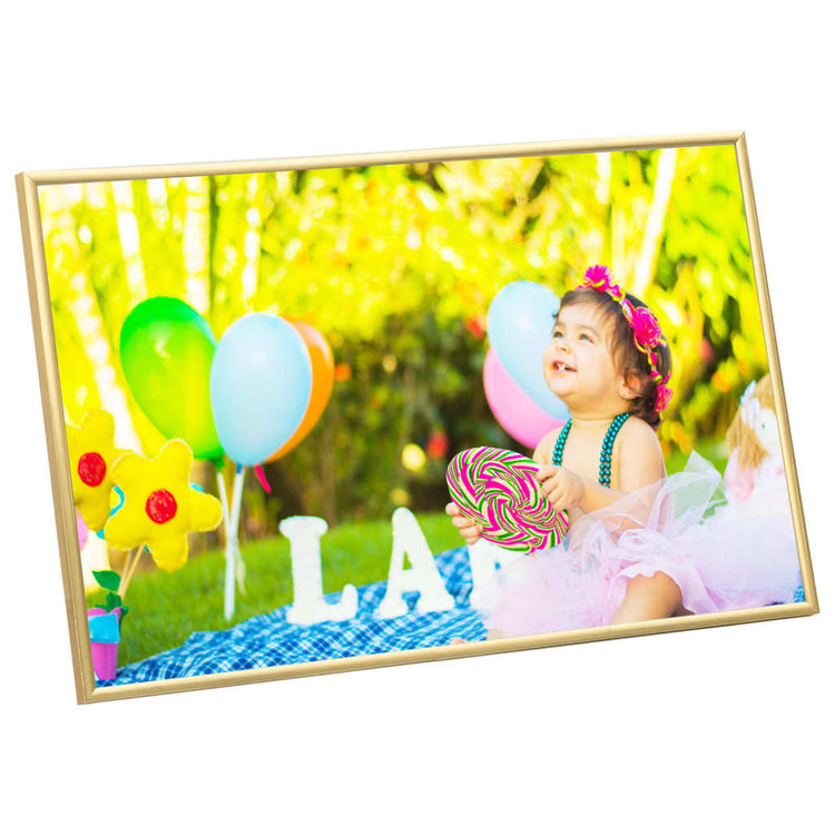 Vidaxl Photo Frames 5 PCS pour le mur ou le tableau 59.4x84 cm MDF or coloré
