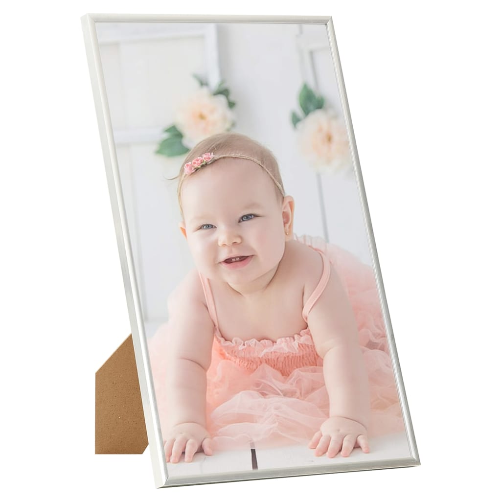 Vidaxl Photo Frames 3 PCS pour le tableau 10x15 cm MDF Silver Colored