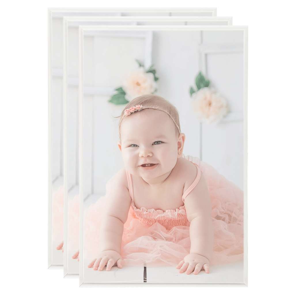 Vidaxl Photo Frames 3 PCS pour le tableau 13x18cm MDF Silver Colored