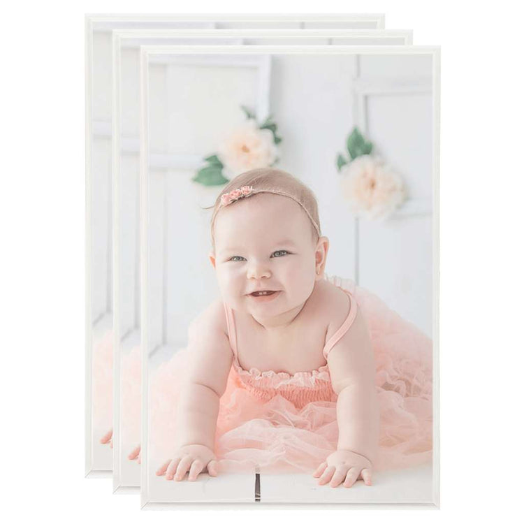 Vidaxl Photo Frames 3 PCS pour le tableau 13x18cm MDF Silver Colored