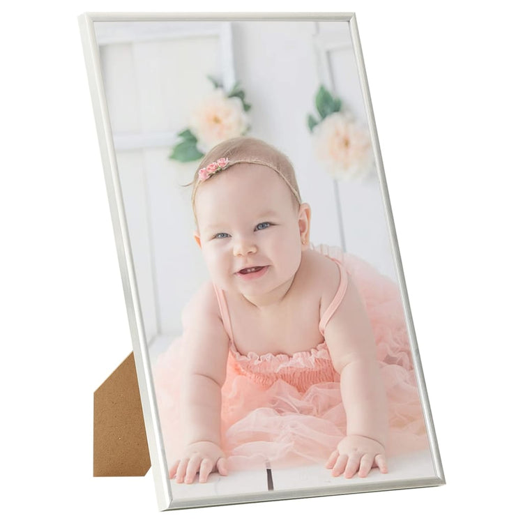 Vidaxl Photo Frames 3 PCS pour le tableau 15x21cm MDF Silver Colored