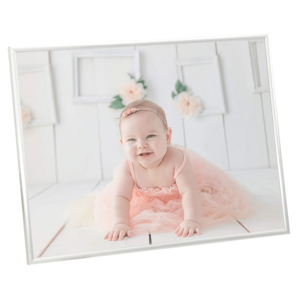 Vidaxl Photo Frames 3 PCS pour mur 40x50 cm MDF argent coloré