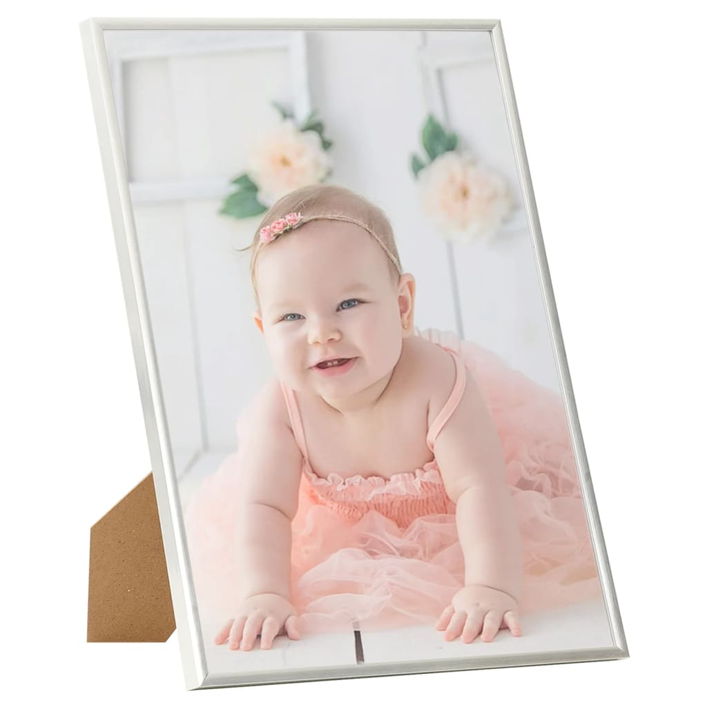 Vidaxl Photo Frames 3 PCS pour le mur ou le tableau 59.4x84 CM Couleur en argent MDF