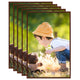 Vidaxl Photo Frames 5 PCS pour le mur ou le tableau 70x90 cm MDF Bronze coloré