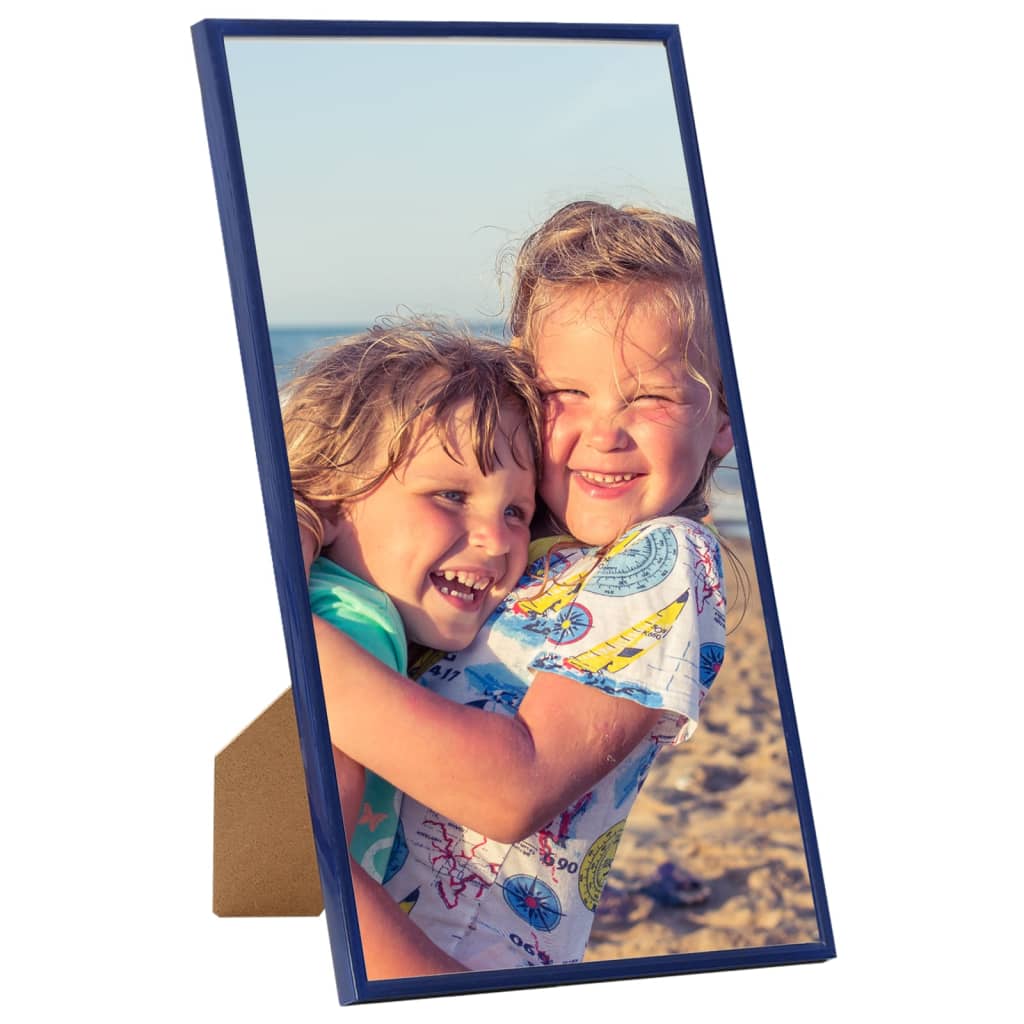 Vidaxl Photo Frames 3 PCS pour le tableau 13x18 cm MDF Bleu