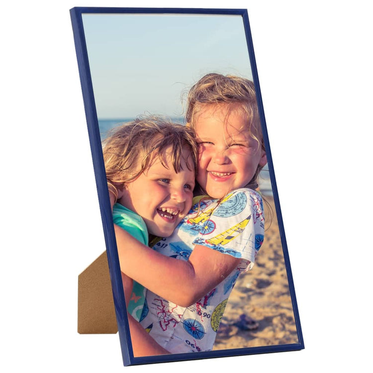 Vidaxl Photo Frames 3 PCS pour le tableau 13x18 cm MDF Bleu