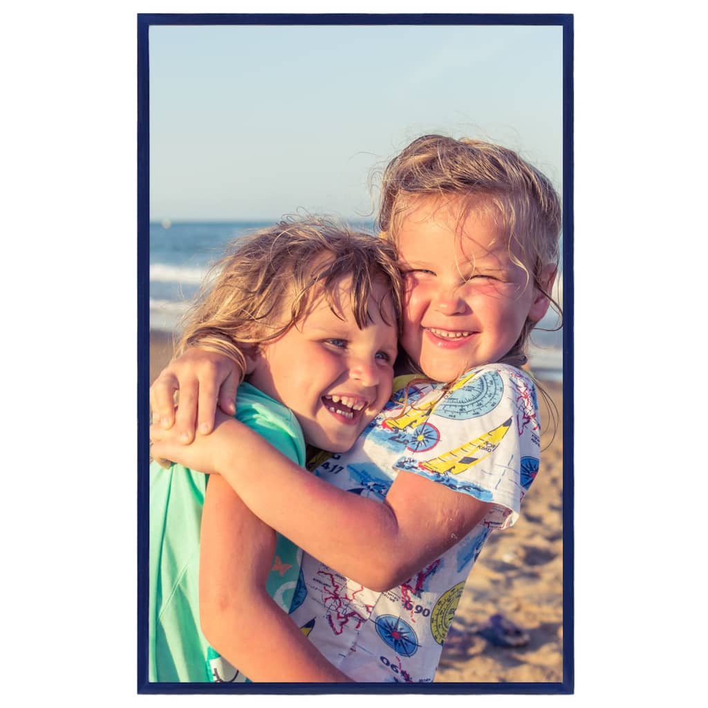 Vidaxl Photo Frames 3 PCS pour le tableau 13x18 cm MDF Bleu