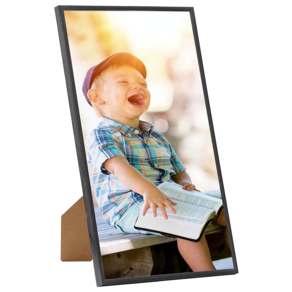 Vidaxl Photo Frames 3 PCS pour le tableau 13x18 cm mdf noir