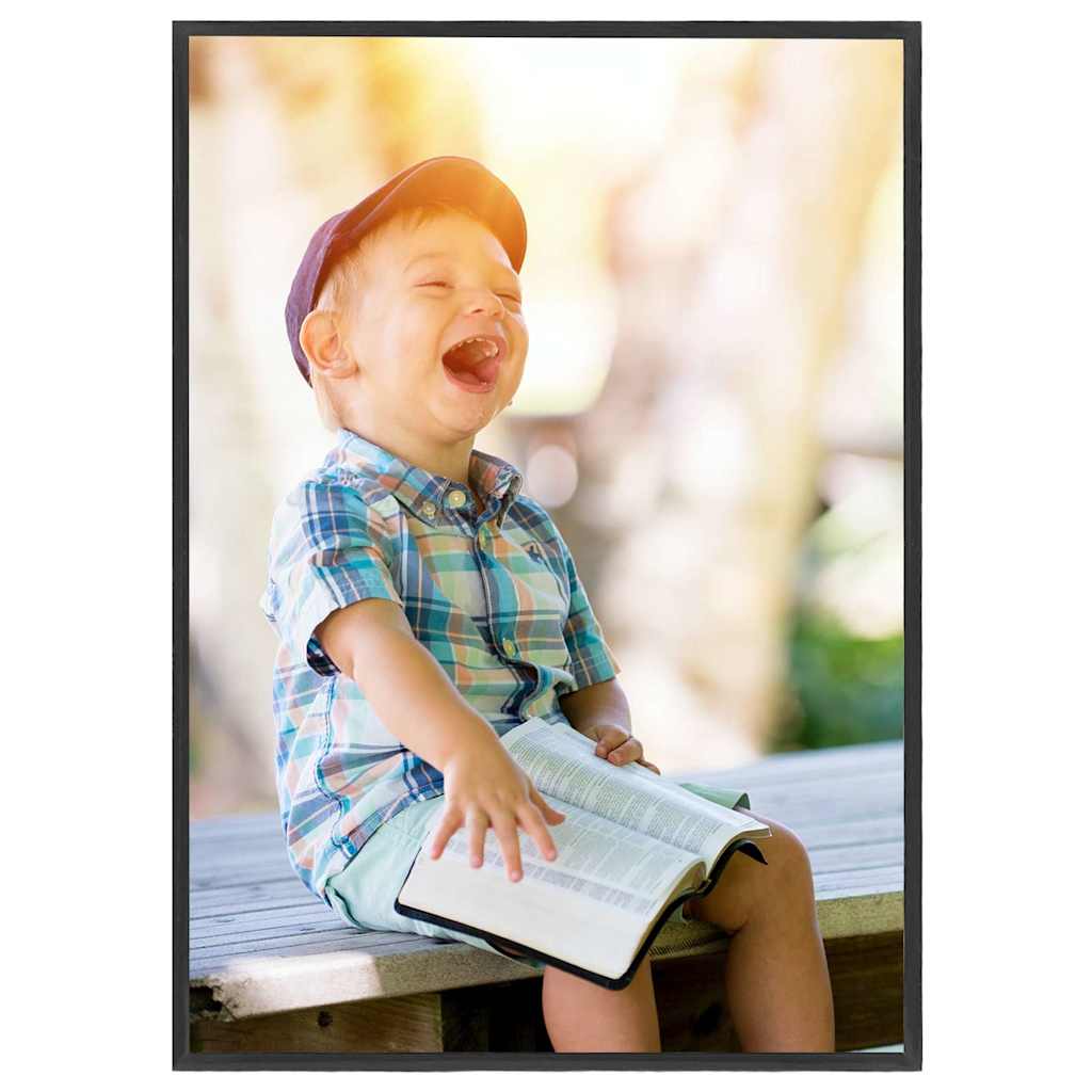 Vidaxxl cadres photo 3 pcs pour table 18x24 cm mdf noir