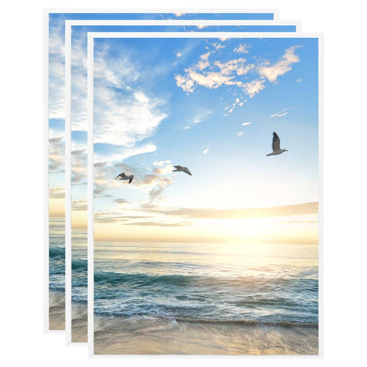 Vidaxl Photo Frames 3 PCS pour le tableau 15x21 cm MDF blanc