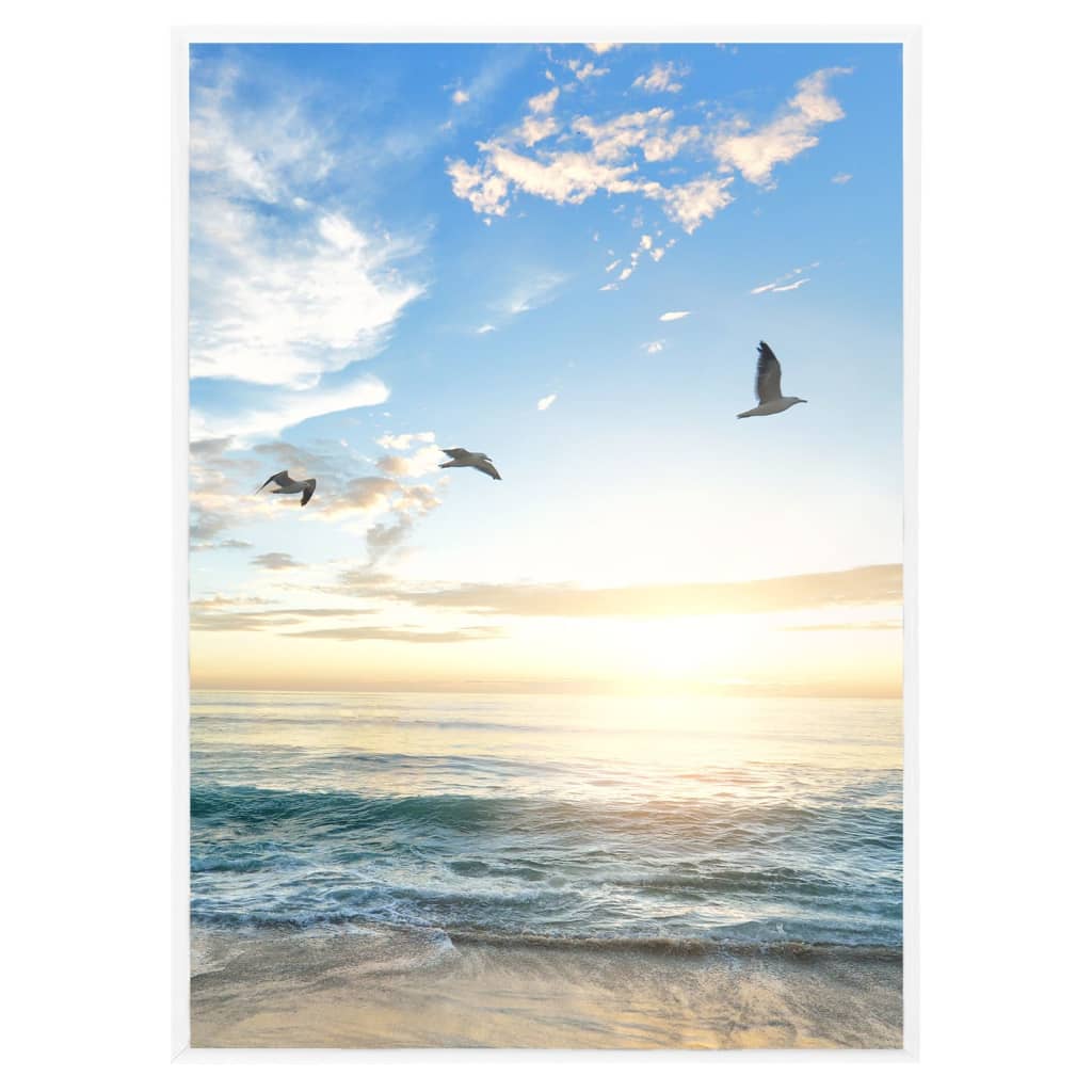 Vidaxl Photo Frames 3 PCS pour le tableau 15x21 cm MDF blanc