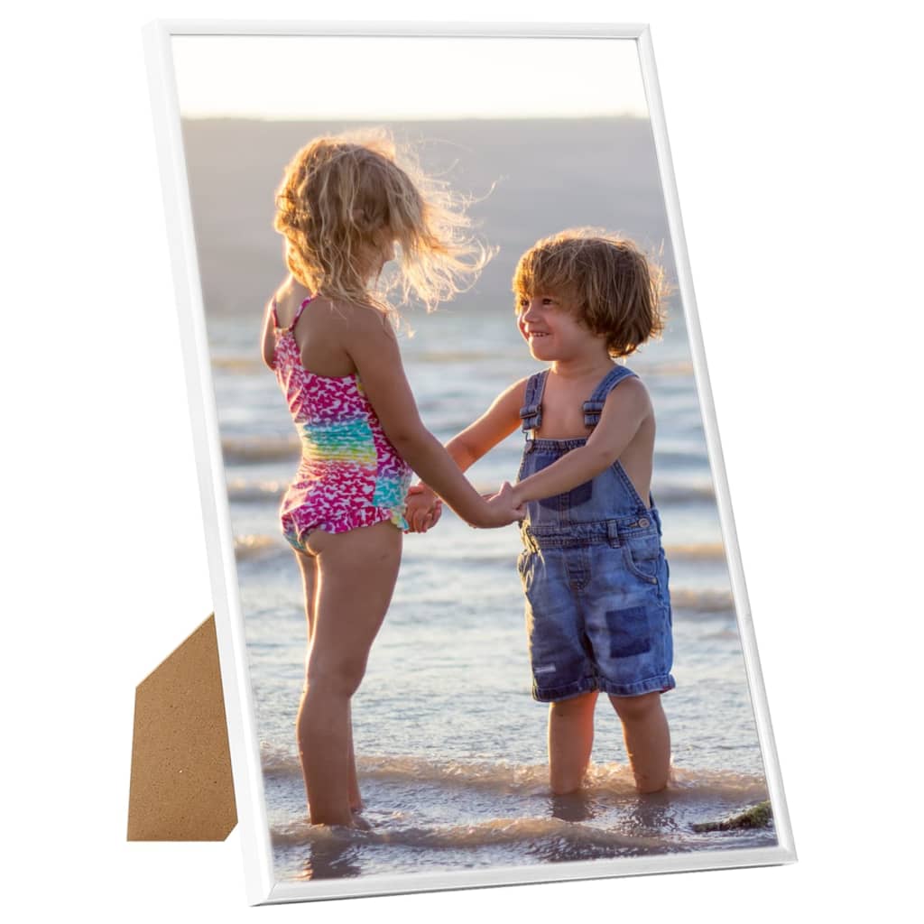 Vidaxl Photo Frames 3 PCS pour le mur ou le tableau 21x29.7 cm MDF blanc
