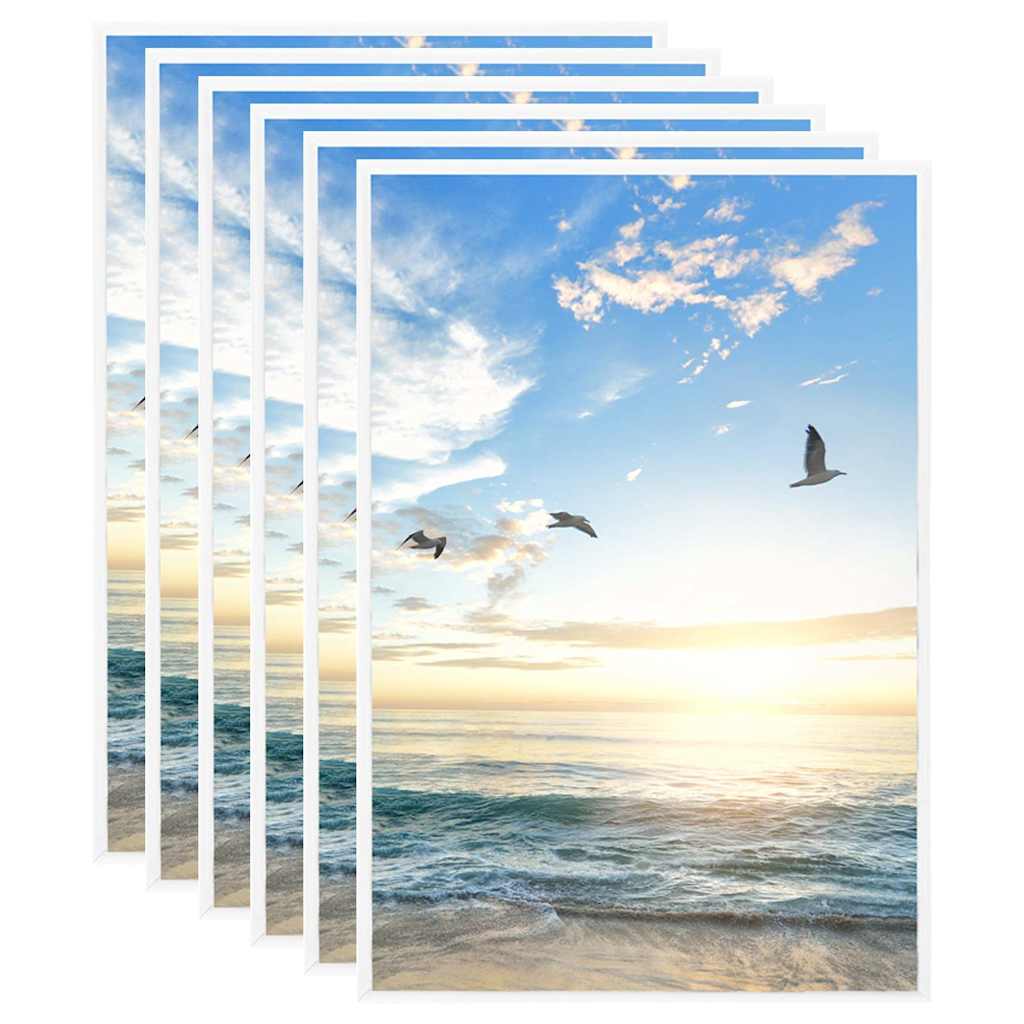Vidaxl Photo Frames 5 PCS pour le tableau 21x29.7 cm MDF blanc