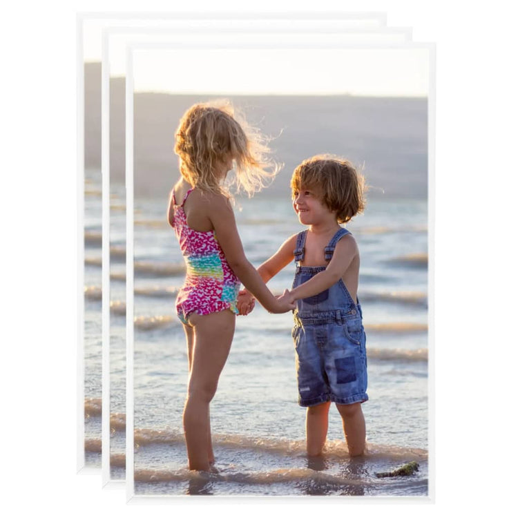 Vidaxl Photo Frames 3 PCS pour le mur ou le tableau 70x90 cm MDF blanc