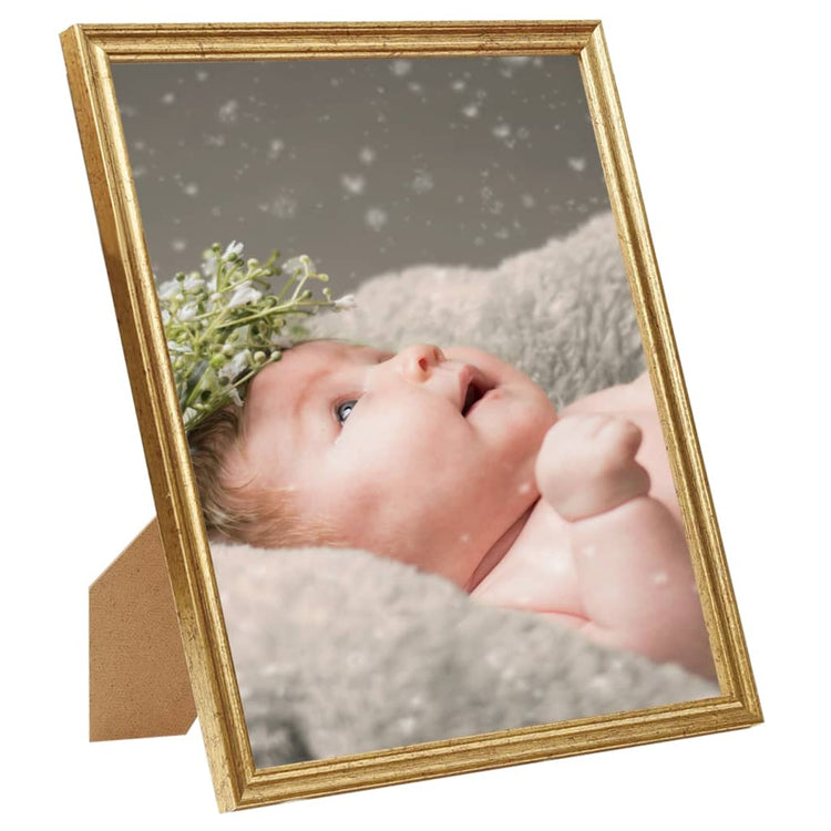 Vidaxl Photo Frames 10 PCS pour le tableau 13x18 cm MDF Gold coloré