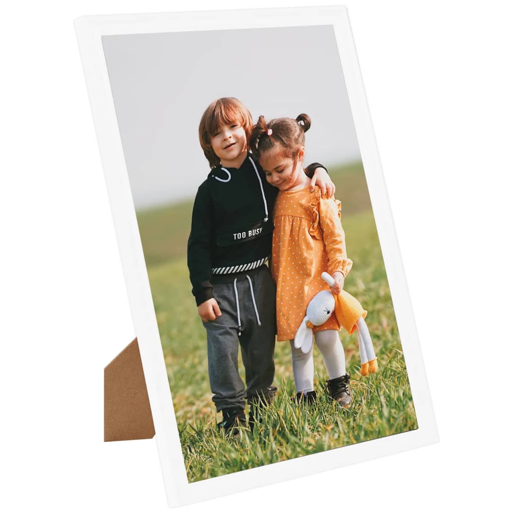Vidaxl Photo Frames 5 PCS pour le mur ou le tableau 59.4x84 cm MDF blanc