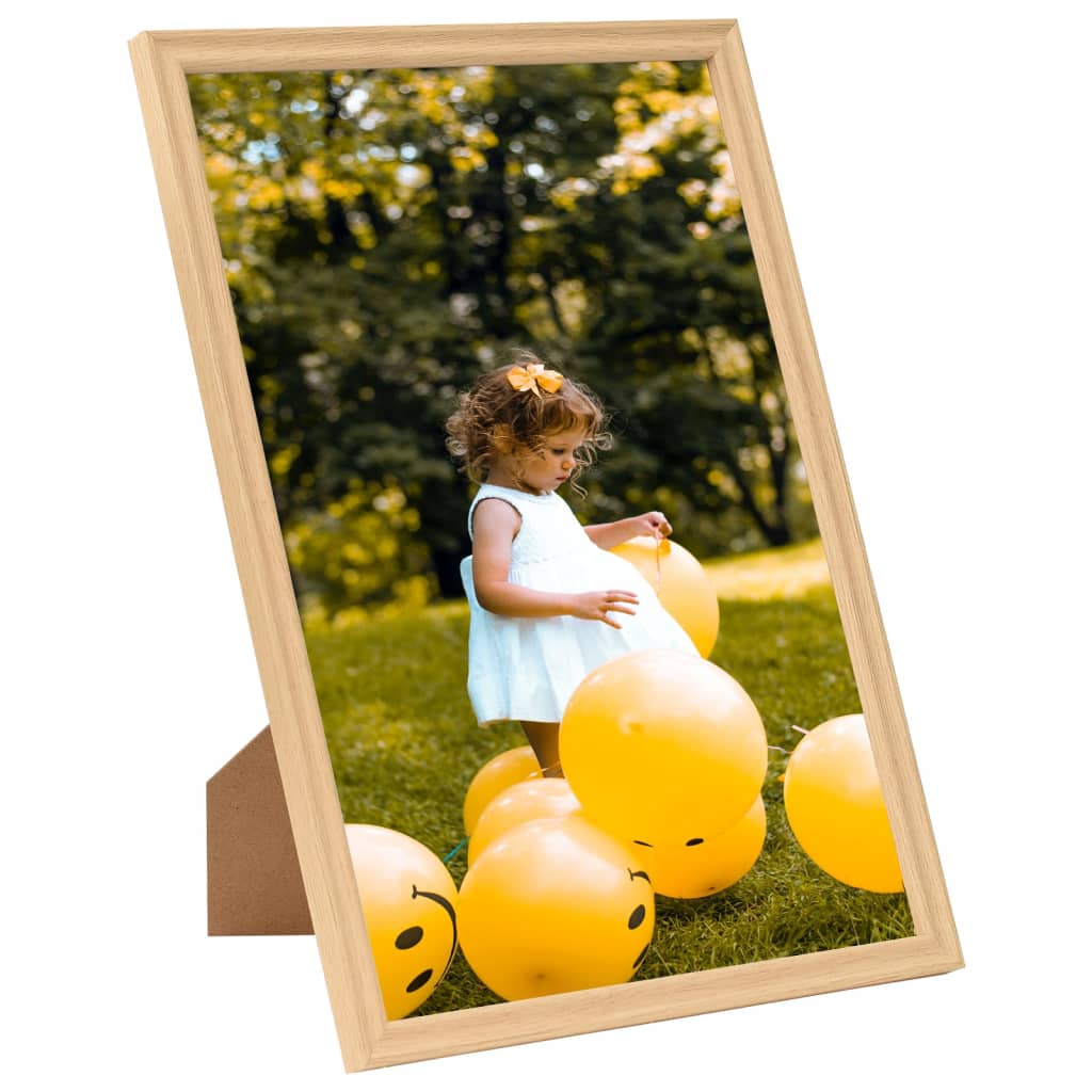 Vidaxl Photo Frames 5 m pour le mur ou le tableau 70x90 cm chêne léger -colored