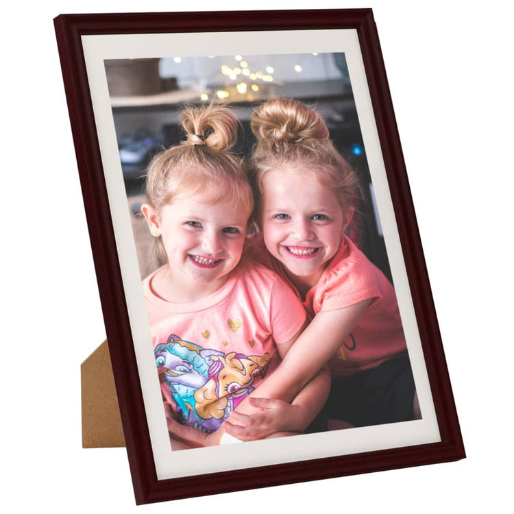 Vidaxl Photo Frames 3 PCS pour le tableau 18x24 cm rouge foncé