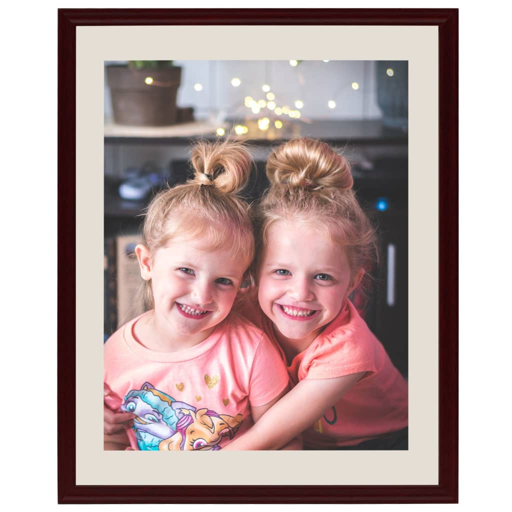 Vidaxl Photo Frames 3 PCS pour le tableau 18x24 cm rouge foncé