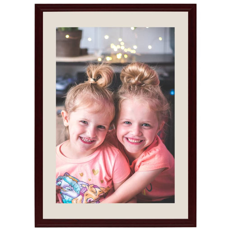 Vidaxl Photo Frames 3 PCS pour le mur ou le tableau 59.4x84 cm rouge foncé