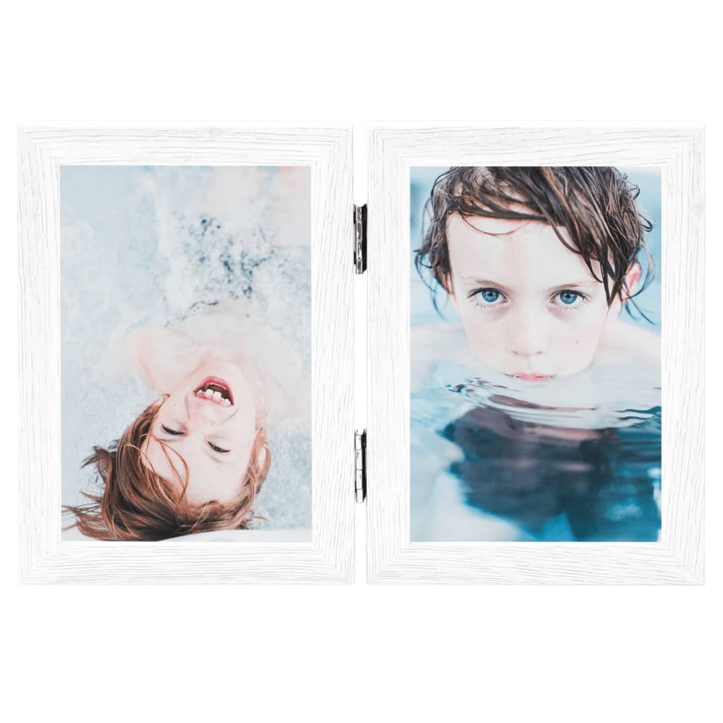 Vidaxl Frame photo Nuboon 2x (13x18 cm) blanc