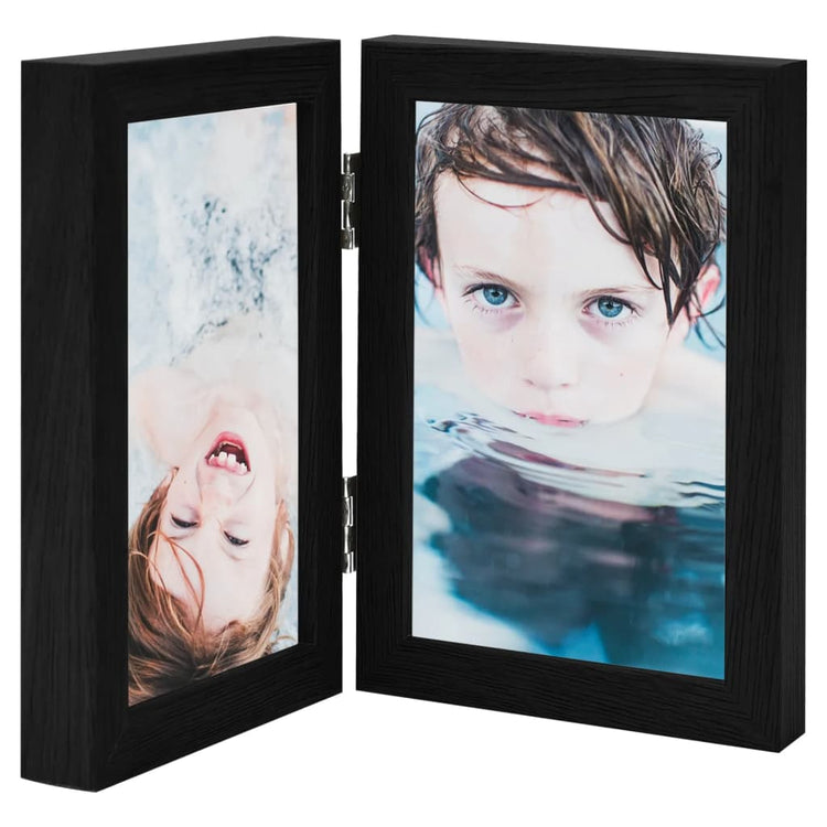 Vidaxl Photo Frame Nuboon 2x (21x29.7 cm) noir