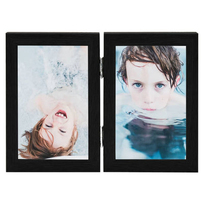Vidaxl Photo Frame Nuboon 2x (21x29.7 cm) noir