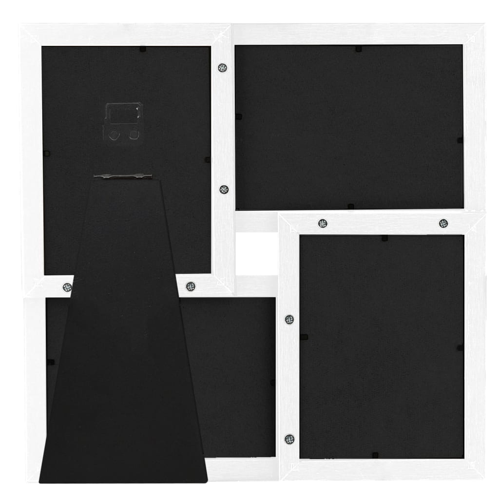 Cadre photo Vidaxl pour 4x (10x15 cm) Photo MDF blanc