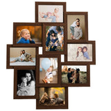Cadre photo Vidaxl pour 10x (13x18 cm) Photo MDF Brun foncé - afbeelding 2