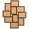 Cadre photo Vidaxl pour 10x (13x18 cm) Photo MDF Brun foncé