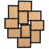Vidaxl Photo Cadre pour 10x (13x18 cm) Photo mdf noir - afbeelding 3