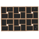 Cadre photo Vidaxl pour 24 x (10x15 cm) Photo MDF marron clair - afbeelding 3