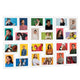 Vidaxl Photo Cadre pour 24x (10x15 cm) Photo MDF blanc