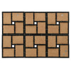 Vidaxl Photo Cadre pour 24x (10x15 cm) Photo mdf noir
