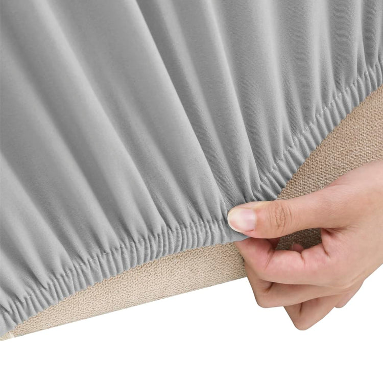 Vidaxl Stretch Furniture Couverture pour Bank Grey Polyester Jersey